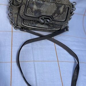 Coach Campbell Exotic Snakeskin Crossbody Camera  Bag